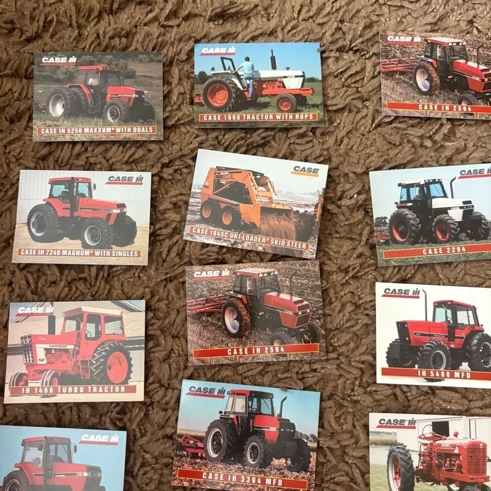 Ertl Harvest Heritage Trading Cards Case Corp Tractor Farming Agriculture